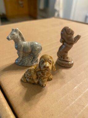 Set of 3 Mini vintage Wade Whimsies